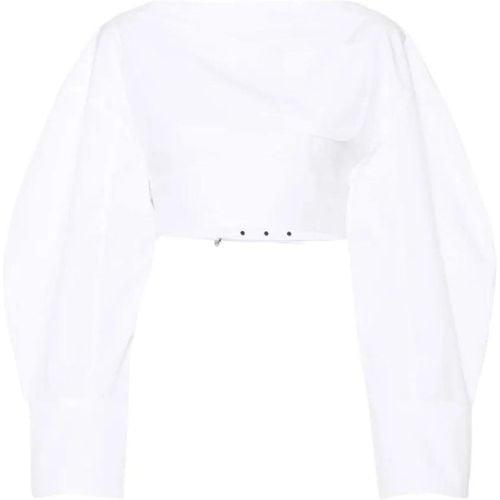 Cropped White Shirt - Größe 34 - Jacquemus - Modalova