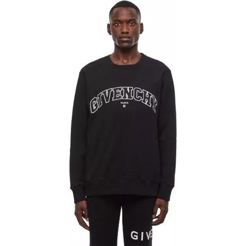 College Embroidery Sweatshirt - Größe L - black - Givenchy - Modalova