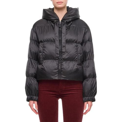 Seie Crop Zipped Hooded Down Jacket - Größe 38 - Max Mara - Modalova