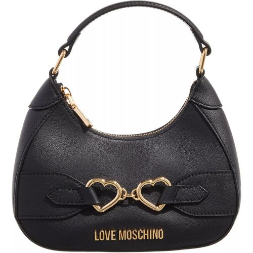 Hobo Bag - Double Heart Mini Hobo - Gr. unisize - in - für Damen - Love Moschino - Modalova