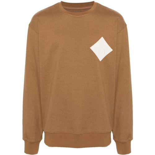 Camel Brown Sweatshirt With Logo - Größe L - MCM - Modalova