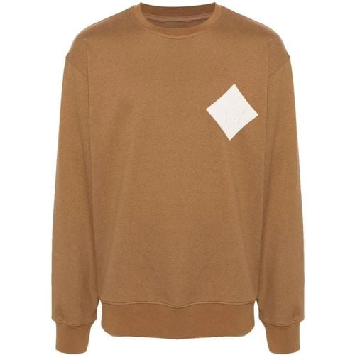 Camel Brown Sweatshirt With Logo - Größe M - MCM - Modalova