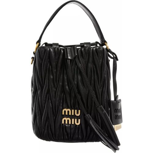 Beuteltaschen - Mini Bucket Bag Matelasse - Gr. unisize - in - für Damen - Miu Miu - Modalova