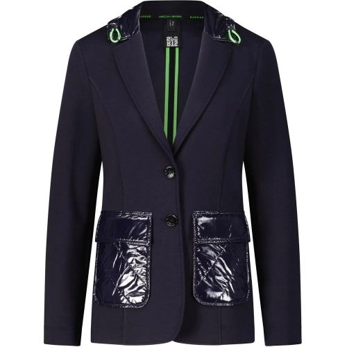 Jersey-Blazer im Materialmix - Größe 34 - Marc Cain - Modalova