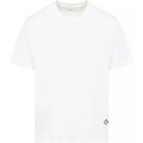 Chalk White Cotton T-Shirt - Größe S - Bottega Veneta - Modalova