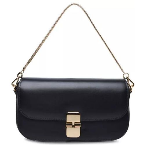 Shopper - Grace' Black Leather Bag - Gr. unisize - in - für Damen - A.P.C. - Modalova