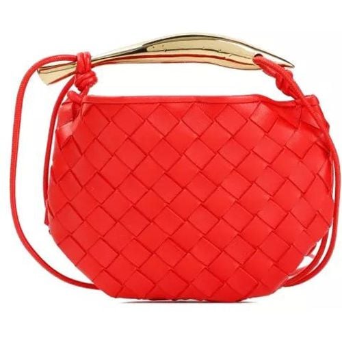 Crossbody Bags - Sardine Mini Red Brass Lamb Leather Handbag - Gr. unisize - in - für Damen - Bottega Veneta - Modalova