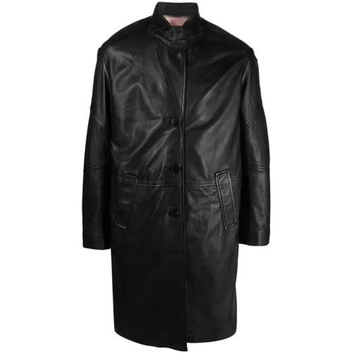 Macari Buttoned Leather Coat - Größe S - Zadig & Voltaire - Modalova