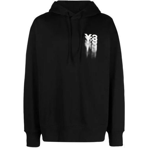 Logo-Print Cotton Hoodie - Größe M - black - Y-3 - Modalova