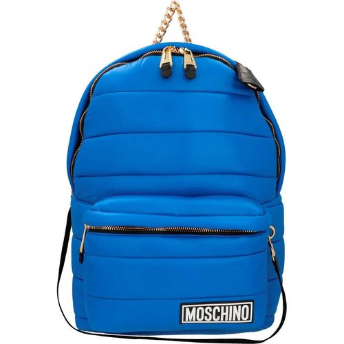 Businesstaschen & Reisegepäck - Quilted Hooded Backpack - Gr. unisize - in - für Damen - Moschino - Modalova