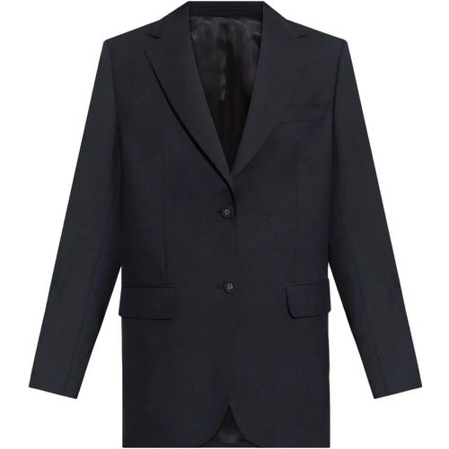 Navy Blue Wool Blazer - Größe 36 - Officine Generale - Modalova