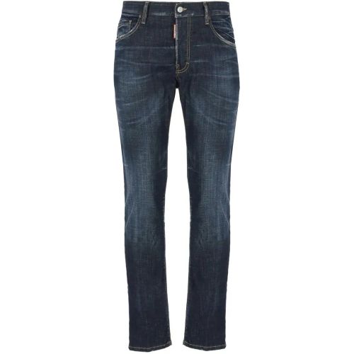 Blue Cotton Jeans For Man - Größe 44 - Dsquared2 - Modalova