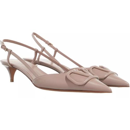 Pumps & High Heels - VLogo Slingback Pumps - Gr. 37 (EU) - in Gold - für Damen - Valentino Garavani - Modalova