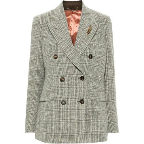 Diva Double-Breasted Blazer - Größe 44 - grau - Golden Goose - Modalova