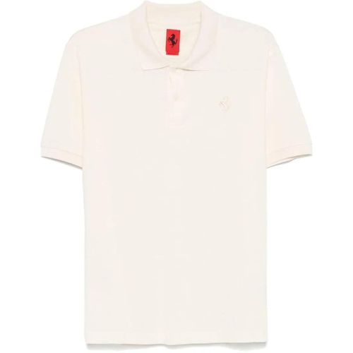 Polo Shirt With Logo - Größe L - Ferrari - Modalova