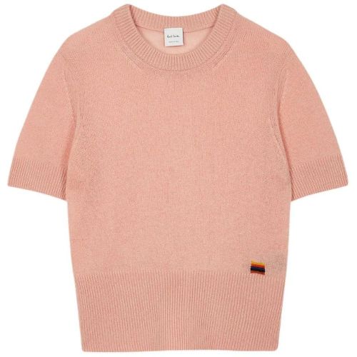 Pull Rose manches courtes Cachemire W1R 475N N1105 - Größe L - Paul Smith - Modalova