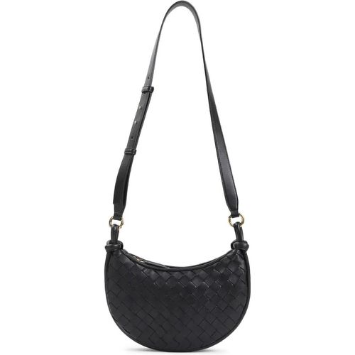 Shopper - Black Calf Leather Gemelli Multipocket Bag - Gr. unisize - in - für Damen - Bottega Veneta - Modalova