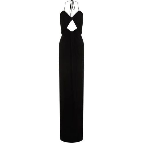 Black Open-Back Dress - Größe 36 - Saint Laurent - Modalova