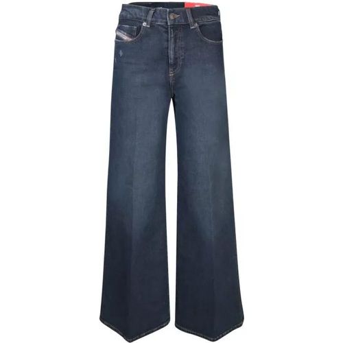 Flared Cotton Jeans - Größe 26 - blue - Diesel - Modalova