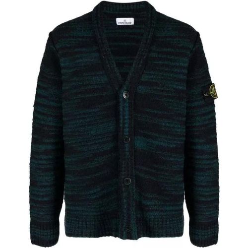 Compass-Badge Wool-Blend Knitwear Cardigan - Größe XXL - Stone Island - Modalova