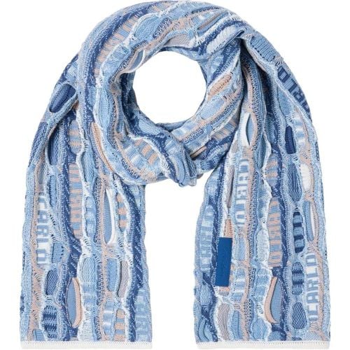 Tücher & Schals - Knit Scarf Blue - Gr. unisize - in - für Damen - carlo colucci - Modalova