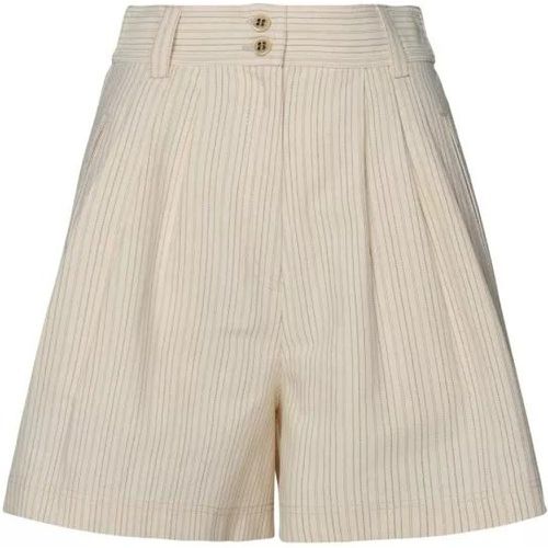 Cream Cotton Blend Shorts - Größe 38 - Golden Goose - Modalova