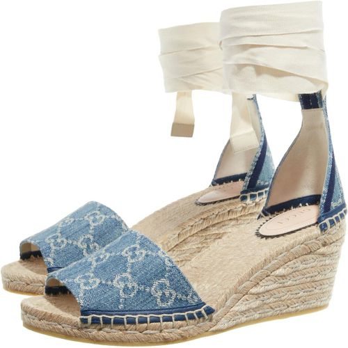 Espadrilles - Women's GG Platform Espadrille - Gr. 37 (EU) - in - für Damen - Gucci - Modalova