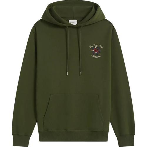 Hoodie mit Slogan-Fleurs-Stickerei - Größe L - Drôle De Monsieur - Modalova