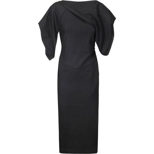 Black Wool Dress - Größe 36 - DAWEI STUDIO - Modalova