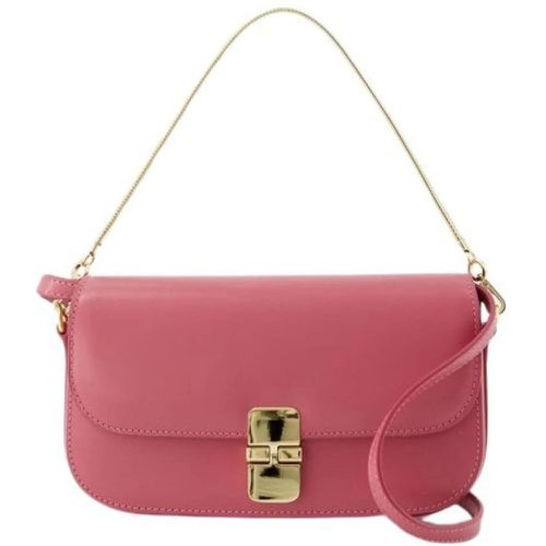 Shopper - Grace Chaine Crossbody - Leather - Gr. unisize - in Rosa - für Damen - A.P.C. - Modalova