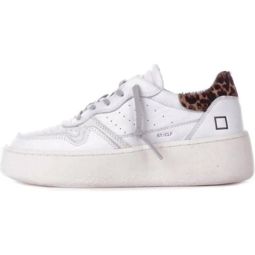 Low-Top Sneaker - Sneakers White Leopard - Gr. 39 (EU) - in - für Damen - D.A.T.E - Modalova