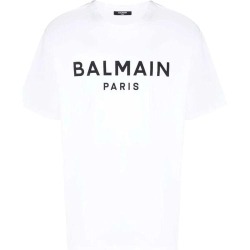 T-shirts and Polos White - Größe XL - Balmain - Modalova