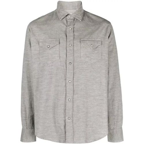 Texas Corduroy Cotton Shirt - Größe XL - white - Eleventy - Modalova