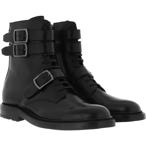 Stiefel & Boots - Military High Top Boots Leather - Gr. 40 (EU) - in - für Damen - Saint Laurent - Modalova