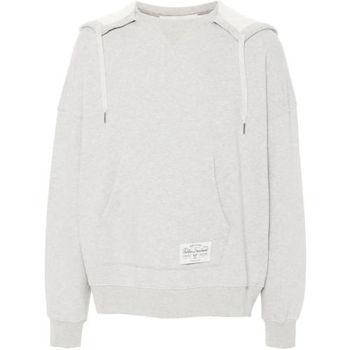 Grey Hoodie With Slogan Print - Größe L - Golden Goose - Modalova