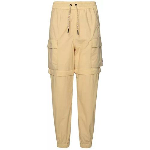 Cream Polyamide Sporty Pants - Größe M - brown - Moncler - Modalova
