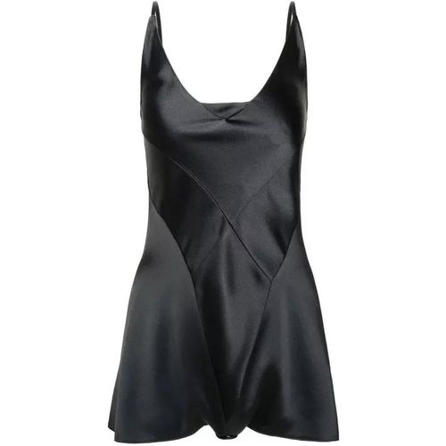 Black Viscose Blend Jumpsuit - Größe 38 - black - Maison Margiela - Modalova