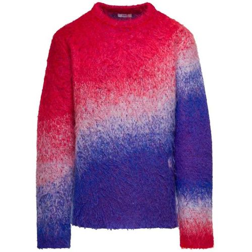 Multicolor Sweater With Degradè Effect In Mohair B - Größe L - multi - Erl - Modalova