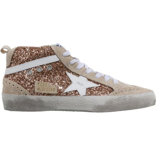 High-Top Sneaker - Mid Star Glitter - Gr. 37 (EU) - in - für Damen - Golden Goose - Modalova