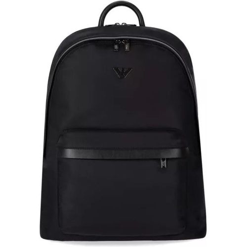 Rucksäcke - Black Nylon Backpack - Gr. unisize - in - für Damen - Emporio Armani - Modalova