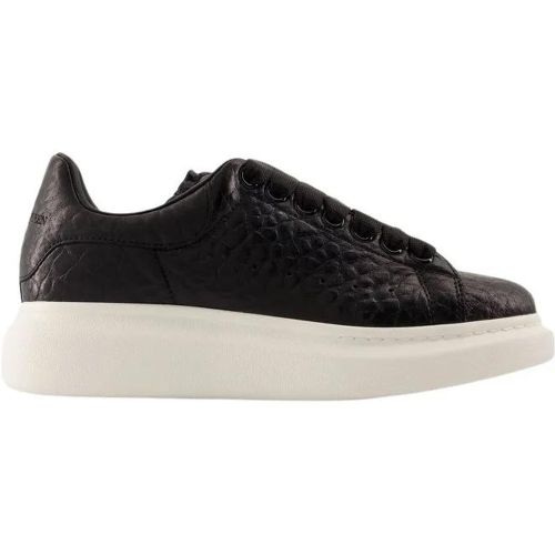 Low-Top Sneaker - Oversized Sneakers - Leather - Black - Gr. 36 (EU) - in - für Damen - alexander mcqueen - Modalova