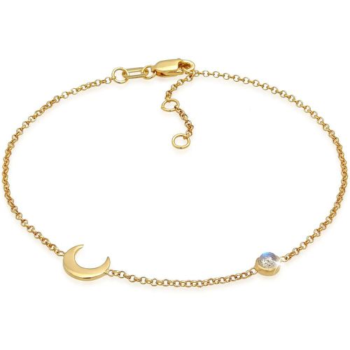 Armbänder - Armband Halbmond Astro Labradorit 375 Gelbgold - Gr. 16 CM - in - für Damen - Elli - Modalova