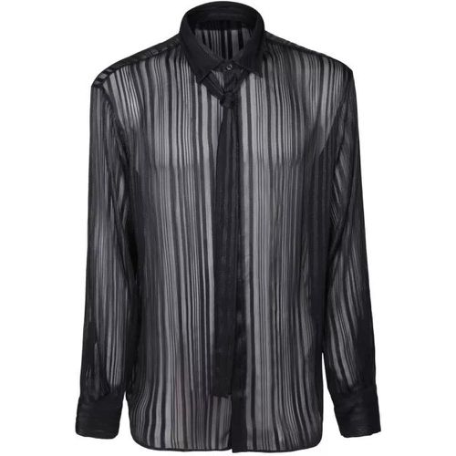 Semi-Sheer Shirt - Größe 50 - black - Dsquared2 - Modalova