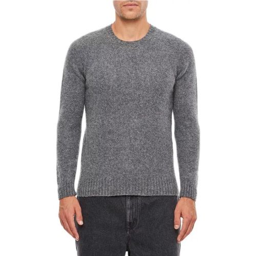 Crewneck Wool Sweater - Größe 56 - gray - Drumohr - Modalova