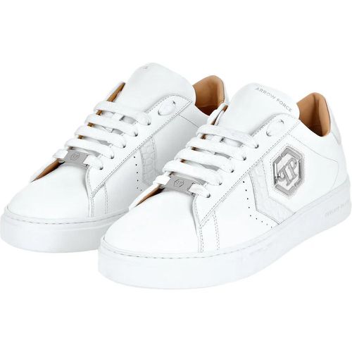 Low-Top Sneaker - Sneaker Arrow Crocco Print - Gr. 39 (EU) - in - für Damen - Philipp Plein - Modalova