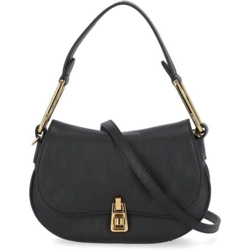 Shopper - Black Pebbled Leather Bag - Gr. unisize - in - für Damen - Coccinelle - Modalova