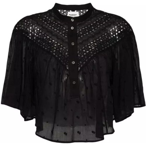 Safi Broderie-Anglaise Shirt - Größe 36 - black - Etoile Isabel Marant - Modalova
