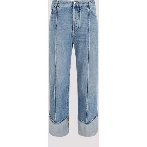 Banana Mid Blue Cotton Jeans - Größe 40 - blau - Bottega Veneta - Modalova