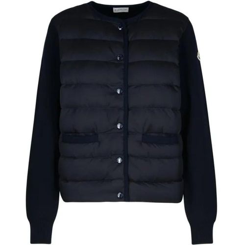 Navy Nylon Blend Sweater - Größe M - Moncler - Modalova