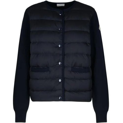 Navy Nylon Blend Sweater - Größe S - blau - Moncler - Modalova